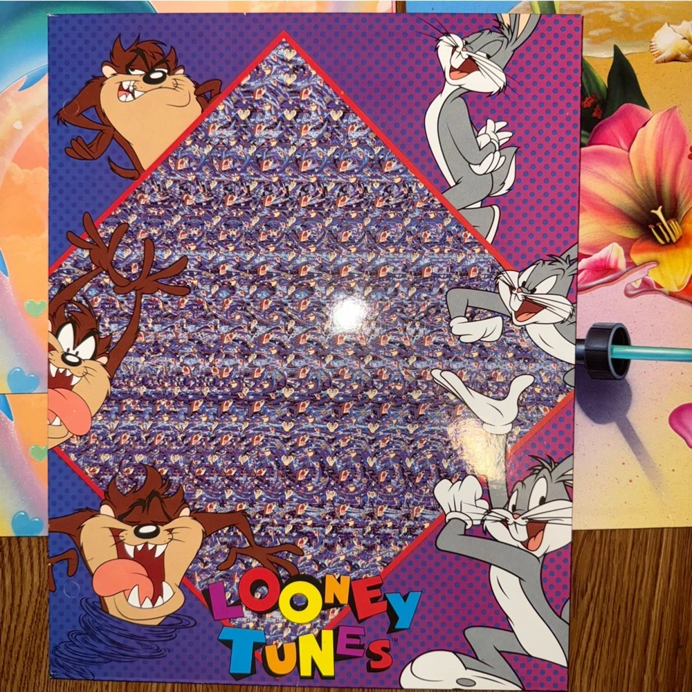 Vintage Trapper Keeper Atomic School Folders 90s dolphins taz looney tunes